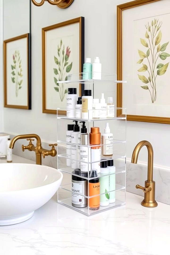 Multi Tiered Organizers Vertical Solutions - 21 Bathroom Organization Ideas