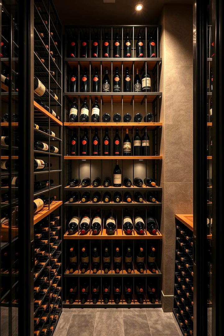 Multi Tiered Wine Racks - 21 Basement Storage Ideas