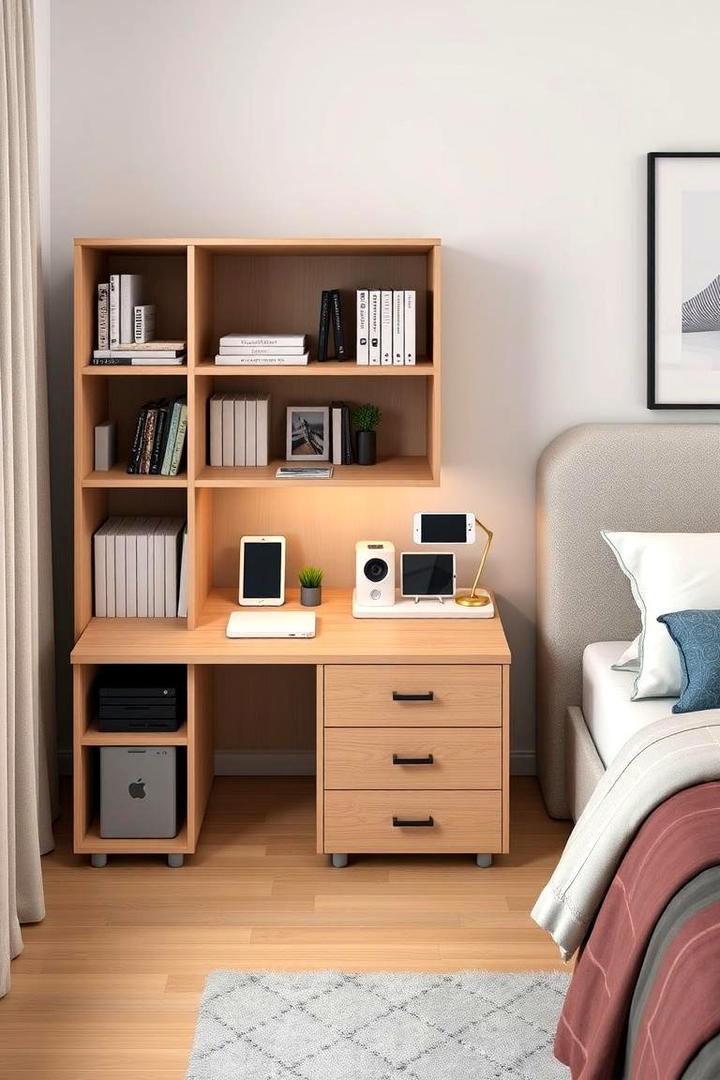 Multifunctional Organizer - 30 Nightstand Ideas
