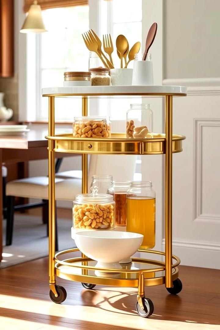 Multifunctional Snack Carts - 30 Snack Storage Ideas