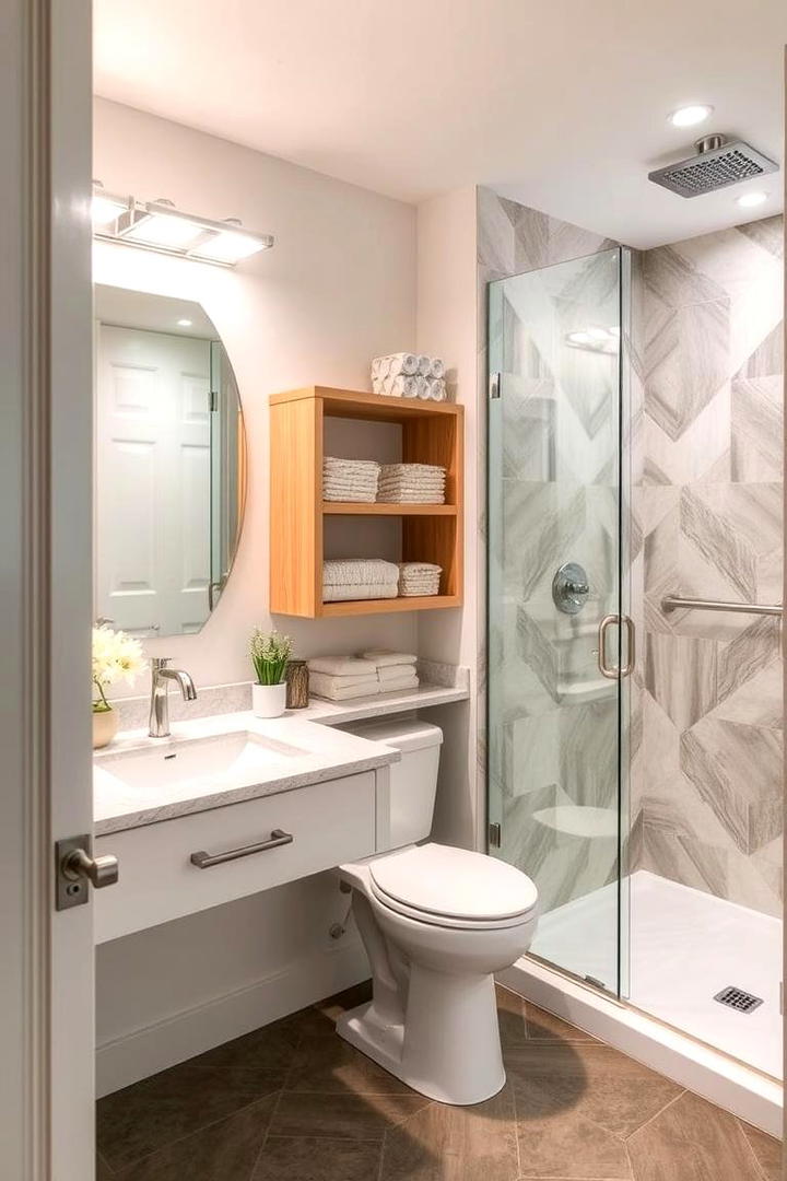 Multifunctional Spaces - 21 Modern Bathroom Ideas