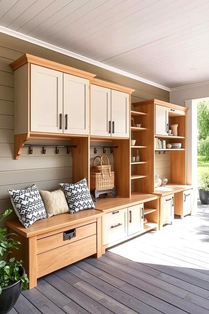 Multifunctional Storage Solutions - 21 Back Porch Ideas