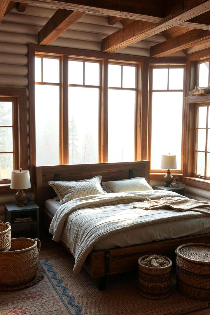 Murphy Bed with Rustic Wood Design - 21 Murphy Bed Ideas