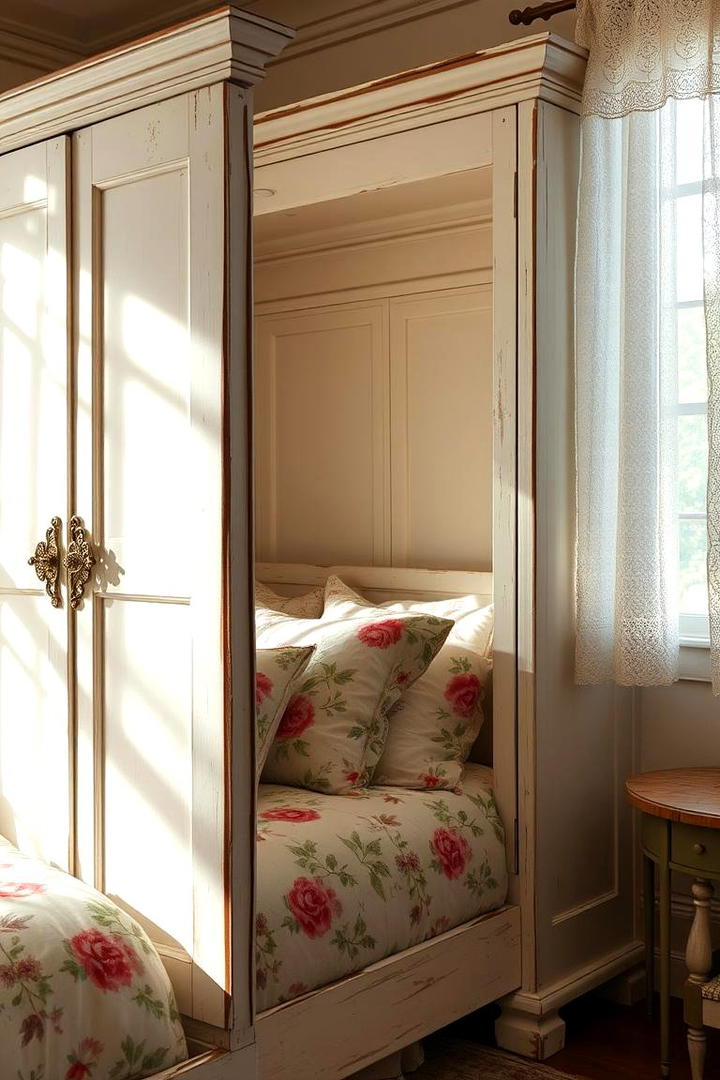 Murphy Bed with a Vintage Charm Aesthetic - 21 Murphy Bed Ideas