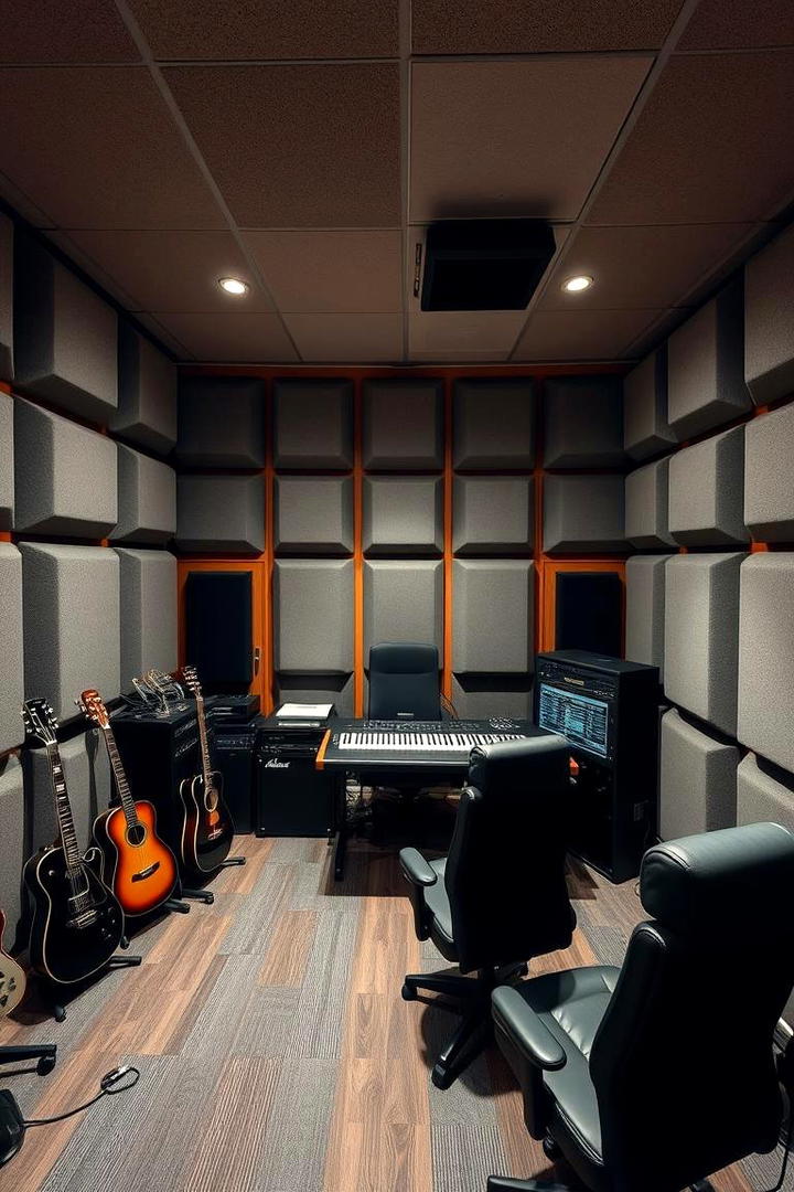 Music Studio Retreat - 21 Man Cave Design Ideas