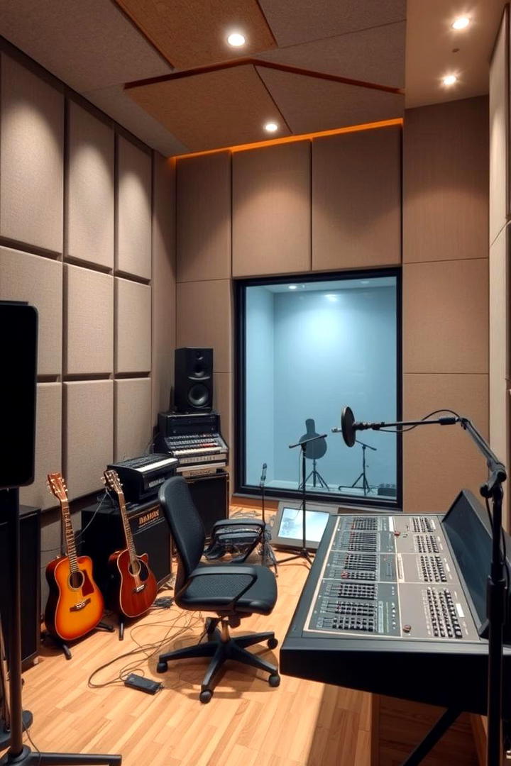 Music Studio Space - 21 bonus room ideas