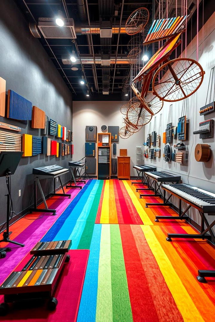 Musical Movement Space - 21 playroom ideas