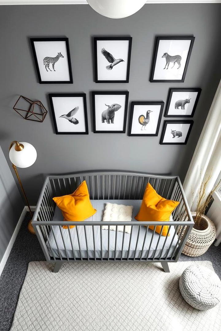 Muted Gray Elegance - 30 Nursery Color Ideas