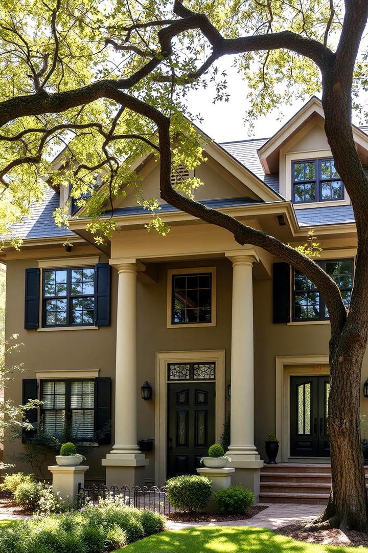 Muted Olive Tranquility - 30 Stucco Colors for Home Exteriors