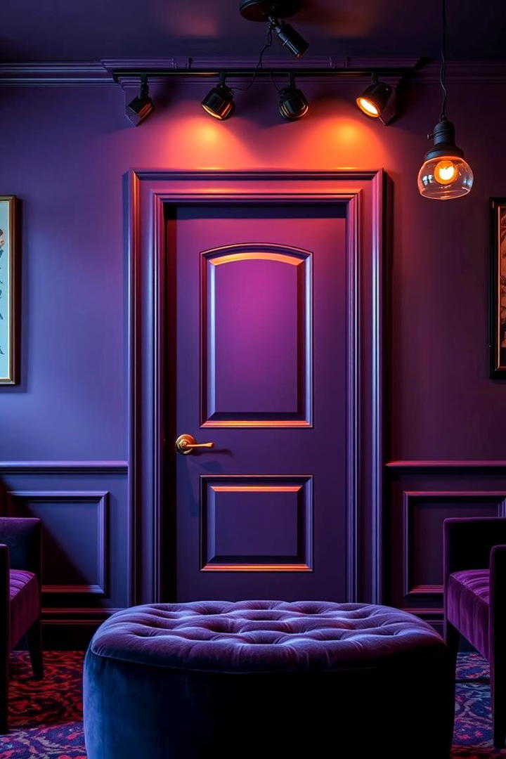 Mystic Purple - 30 Interior Door Color Ideas