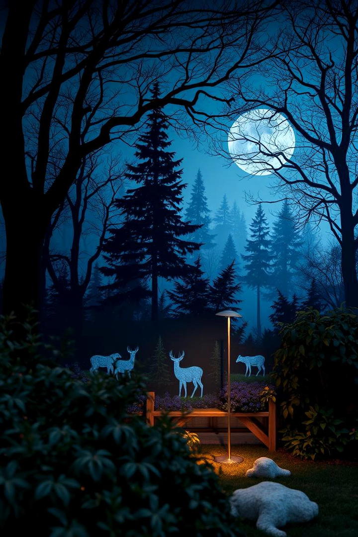 Mystical Woodland Mural - 21 Garden Mural Ideas