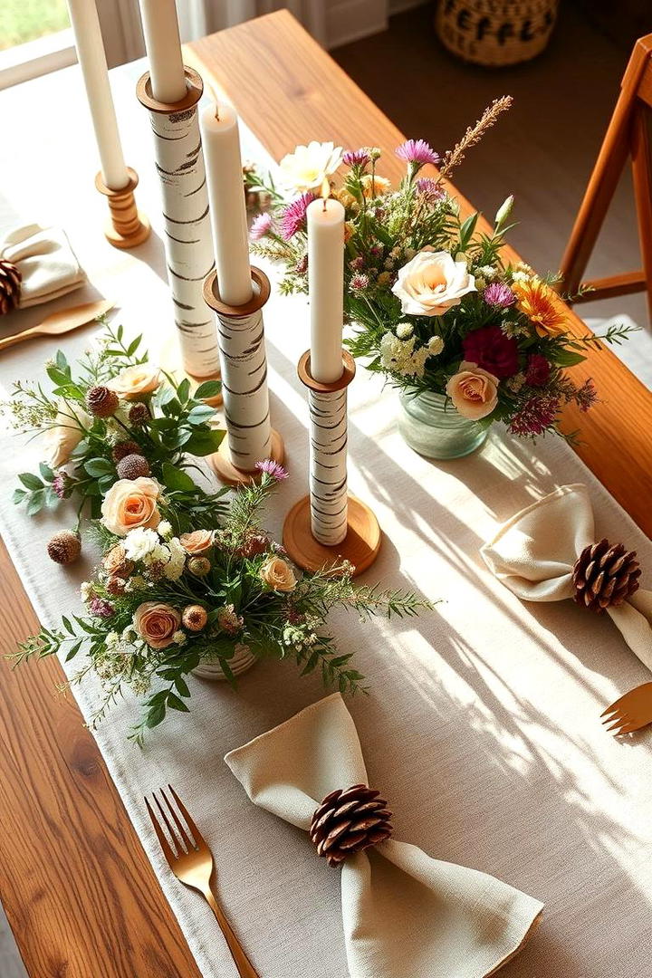 Natural Elements in Decor - 21 Thanksgiving Decoration Ideas