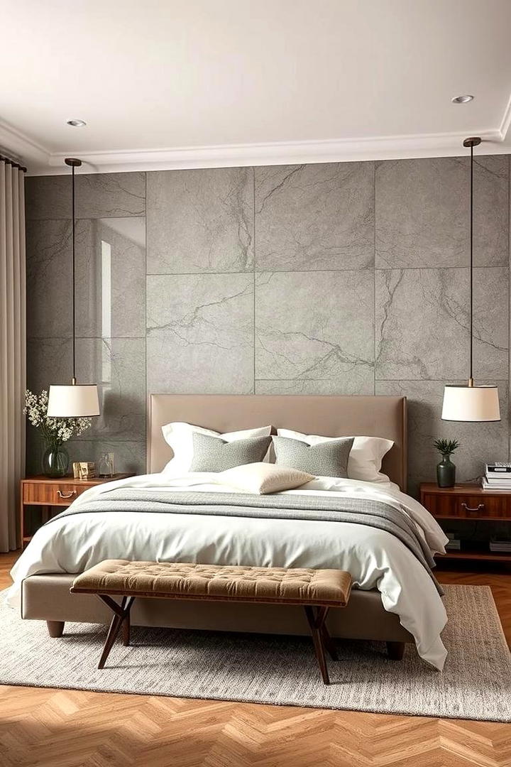 Natural Stone Textures - 21 earthy bedroom ideas