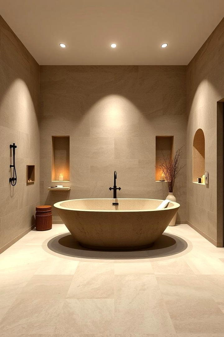 Natural Stone Tiles - 30 Bathroom Tile Ideas