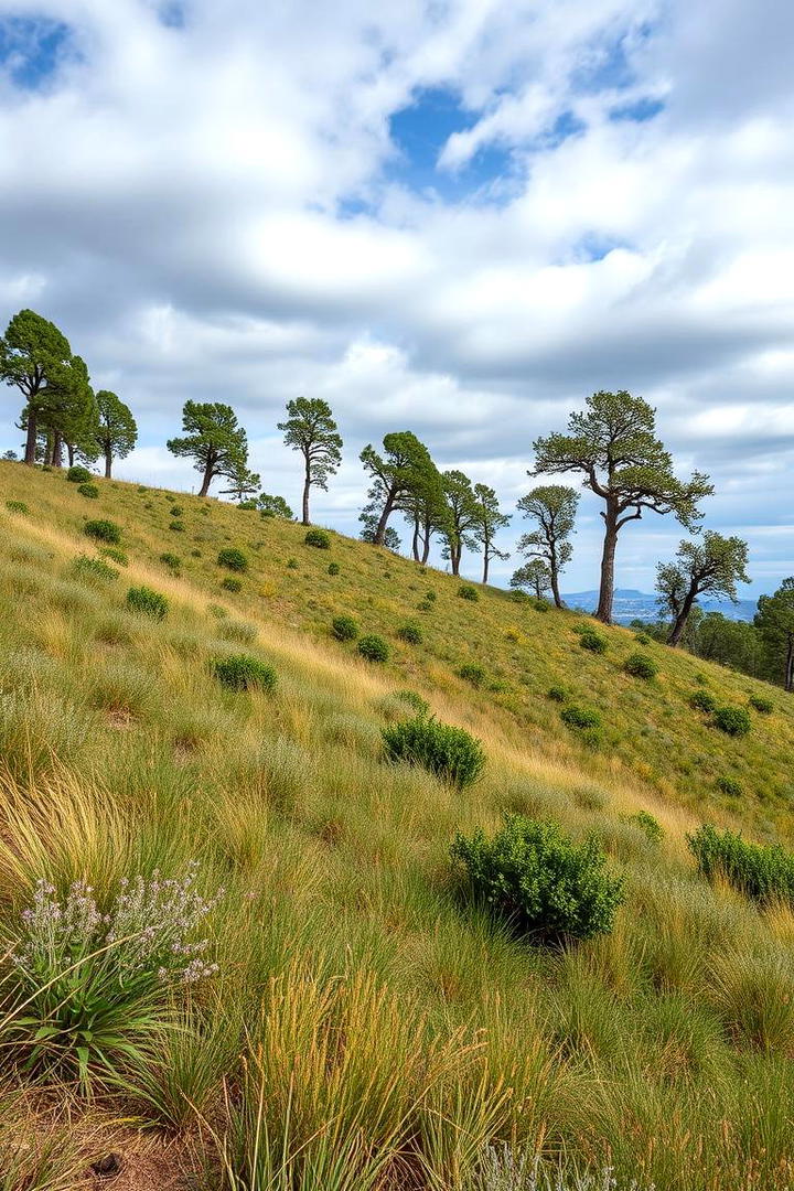 Naturalized Native Slope Landscape - 30 Sloped Garden Ideas