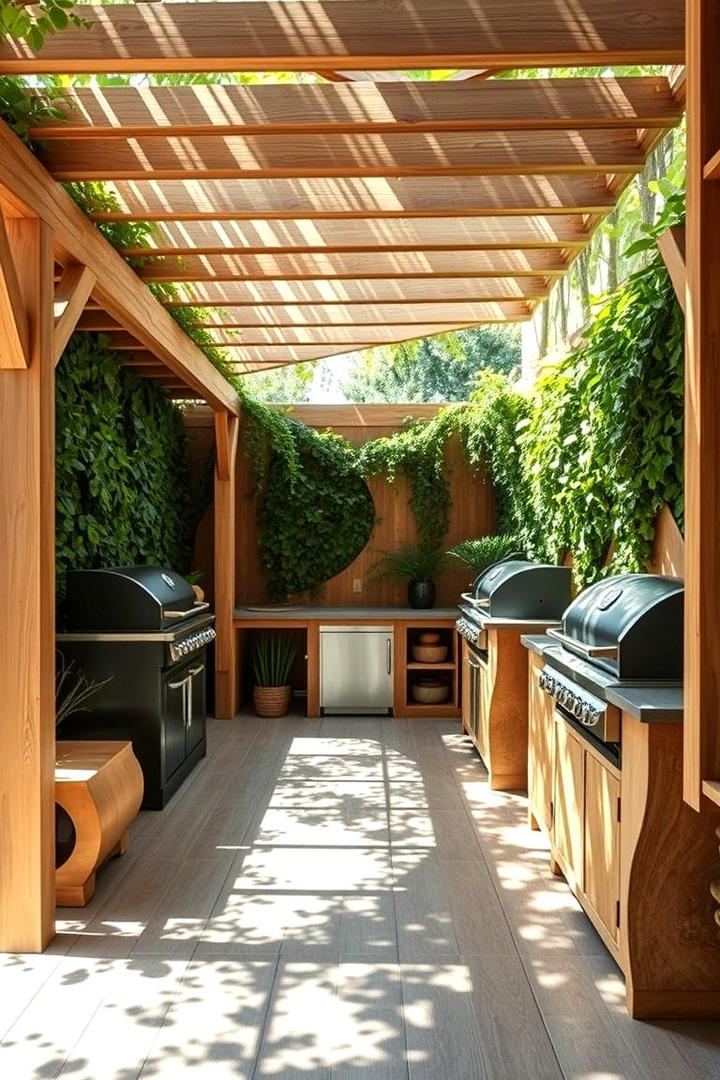 Nature Infused BBQ Space - 21 bbq area ideas