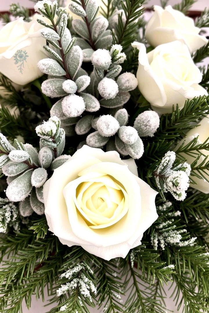 Nature Inspired Arrangement with Pine Branches - 30 Rustic Wedding Centerpieces