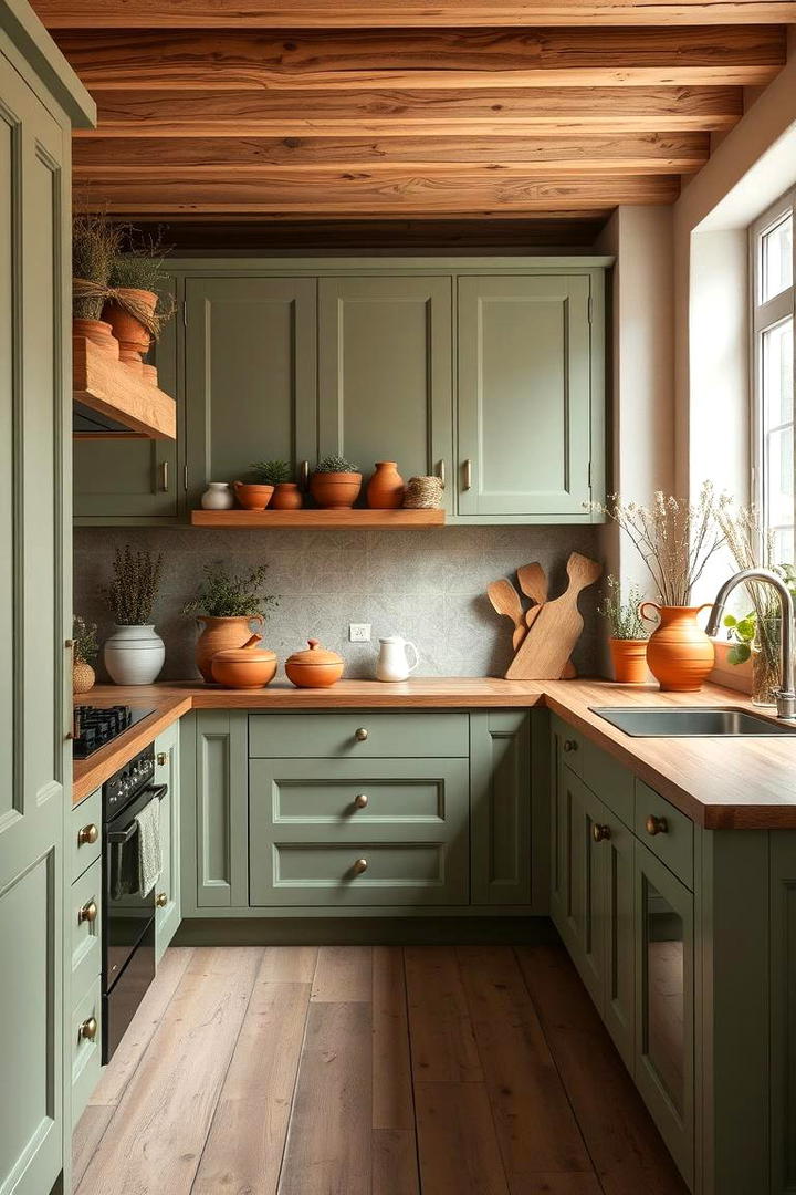 Nature Inspired Color Palettes - 21 Country Kitchen Ideas