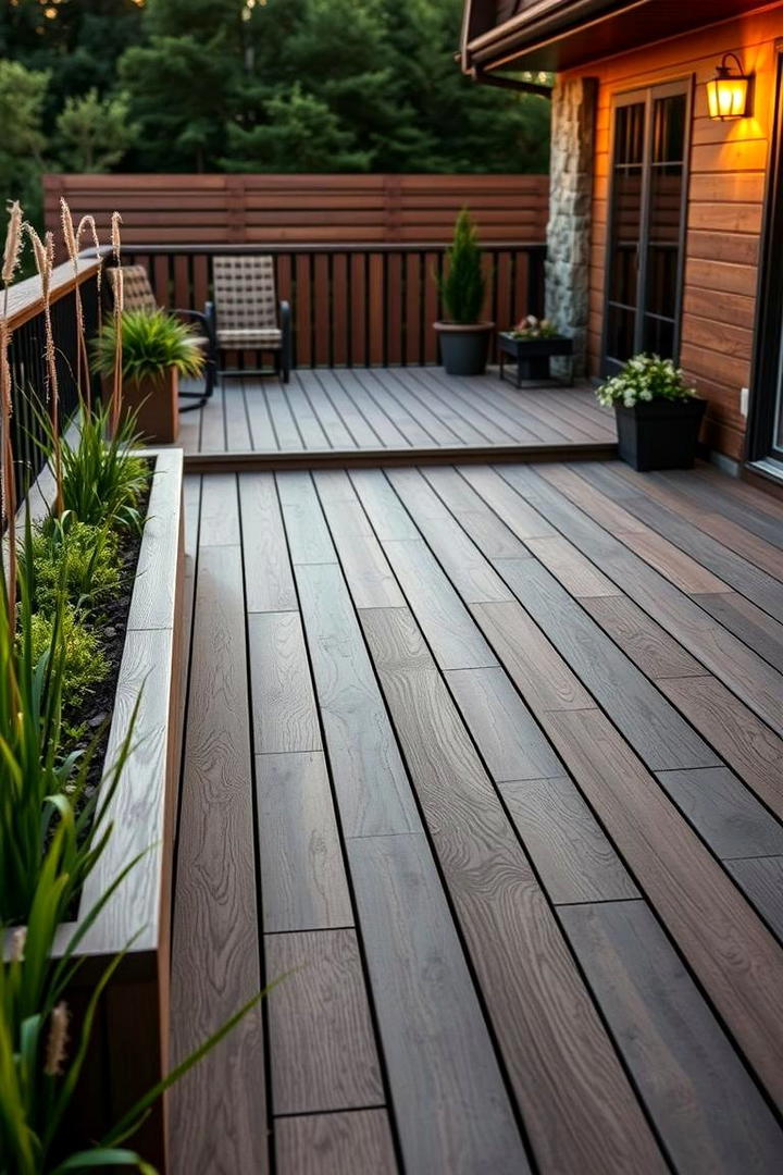 Nature Inspired Composite Deck - 30 Composite Deck Ideas