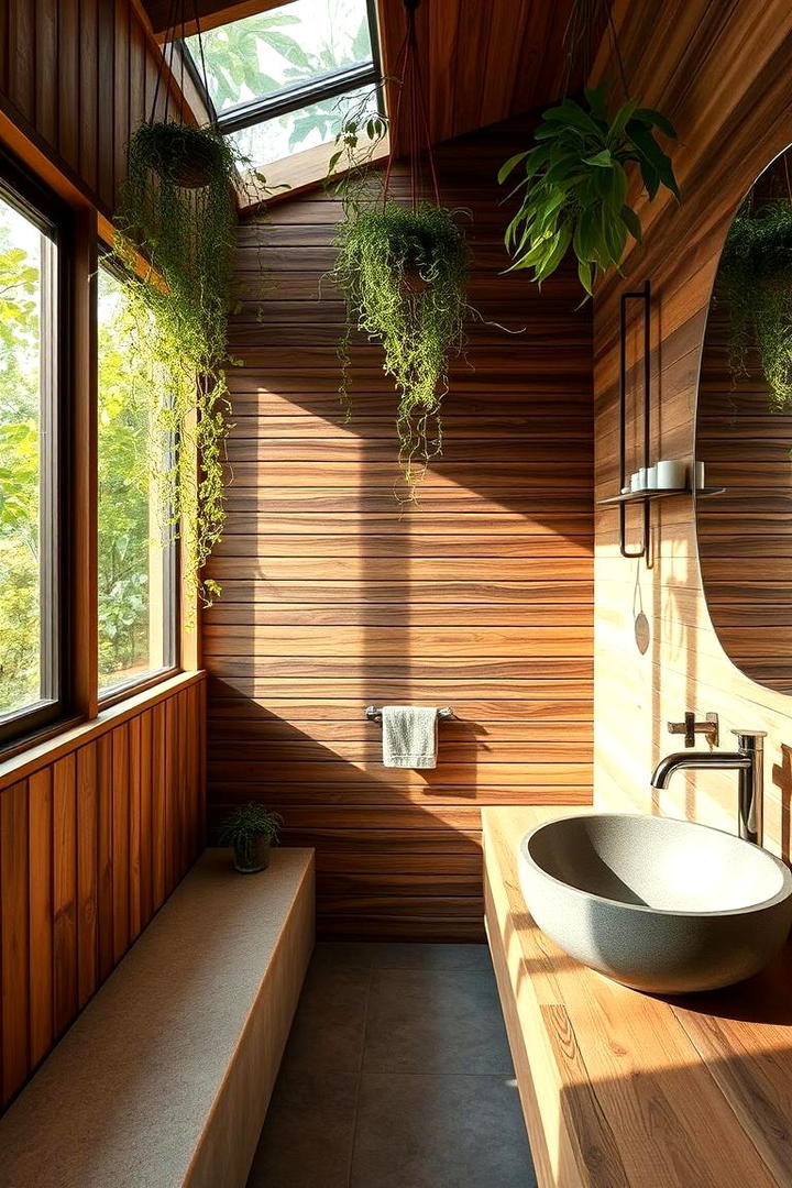 Nature Inspired Elements - 21 Modern Bathroom Ideas