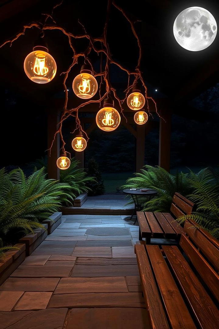 Nature Inspired Fixtures - 30 Front Porch Lighting Ideas