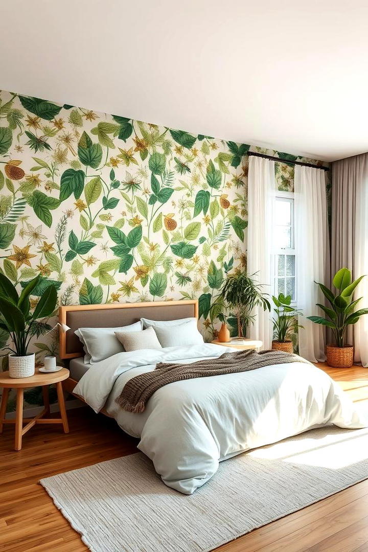 Nature Inspired Floral Patterns - 21 Bedroom Wallpaper Ideas