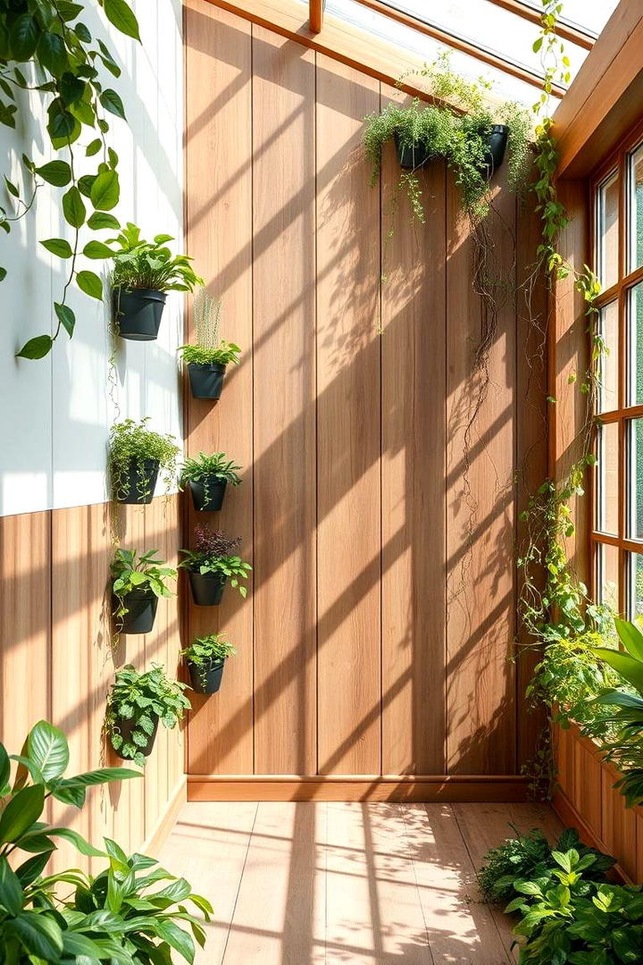 Nature Inspired Greenery - 21 Half Wall Paneling Ideas