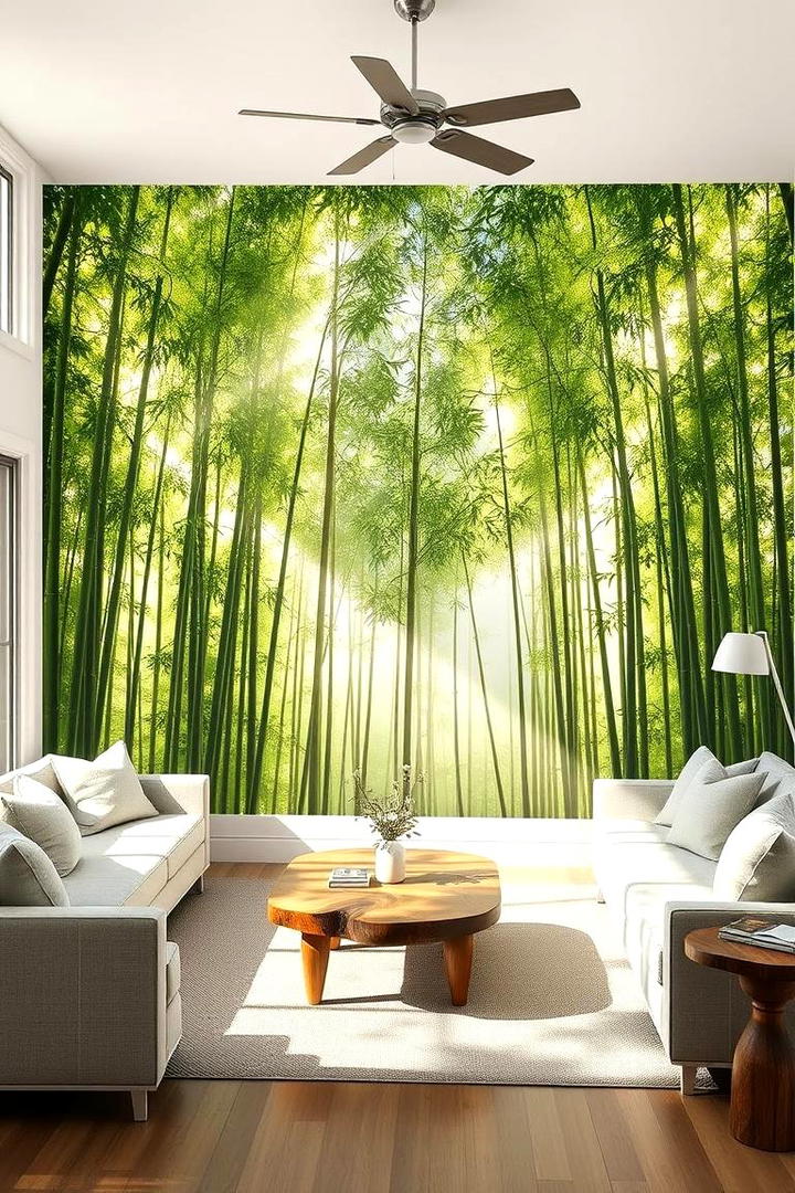 Nature Inspired Mural Wallpaper - 21 Wallpaper Ideas