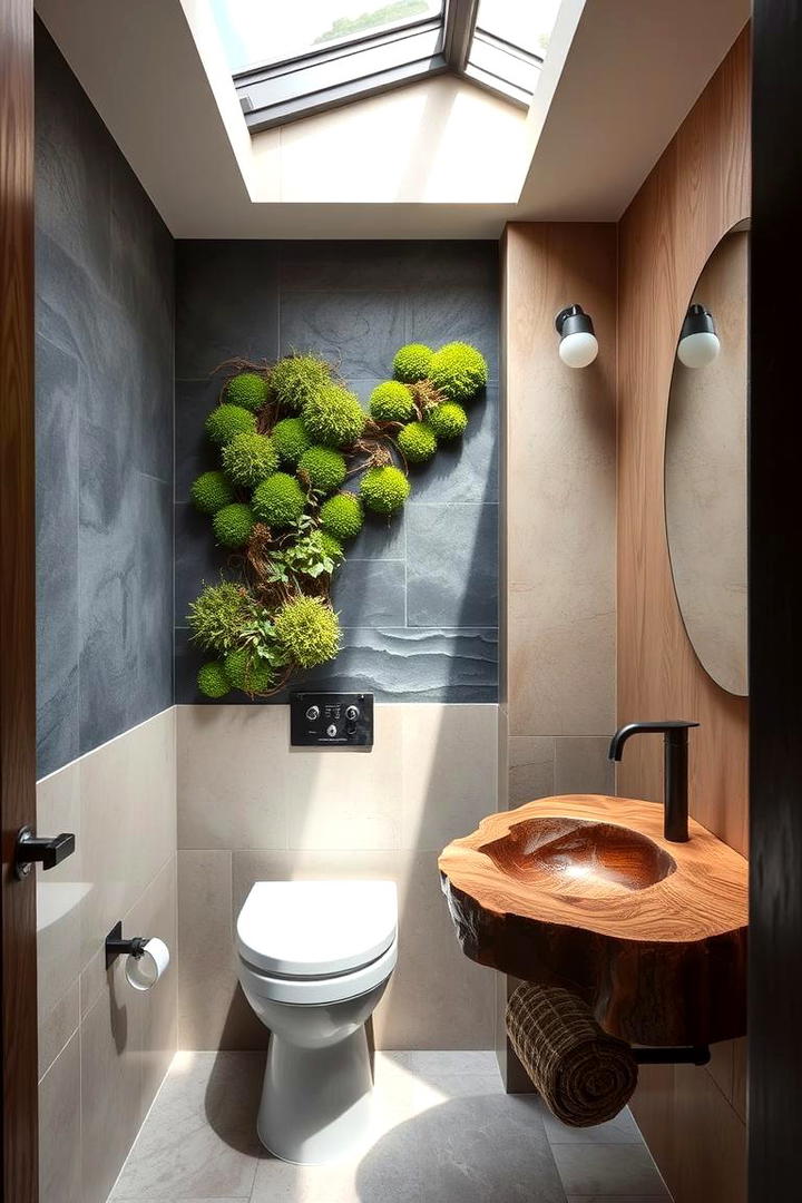 Nature Inspired Powder Room - 21 Powder Room Ideas