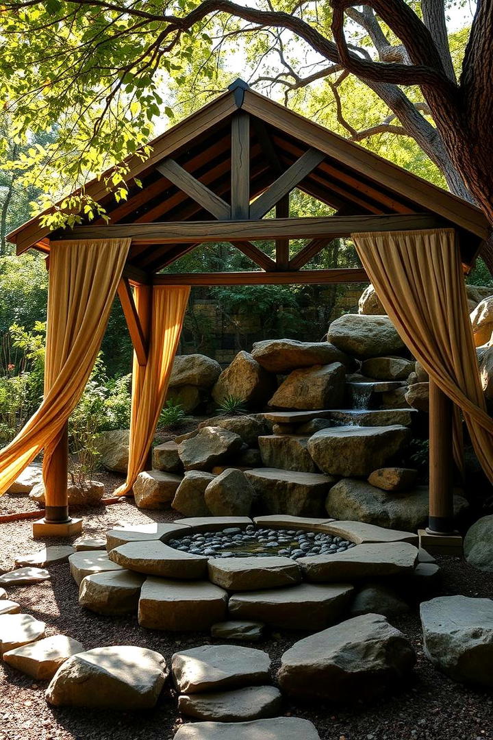 Nature Inspired Sanctuary - 21 patio with a gazebo ideas