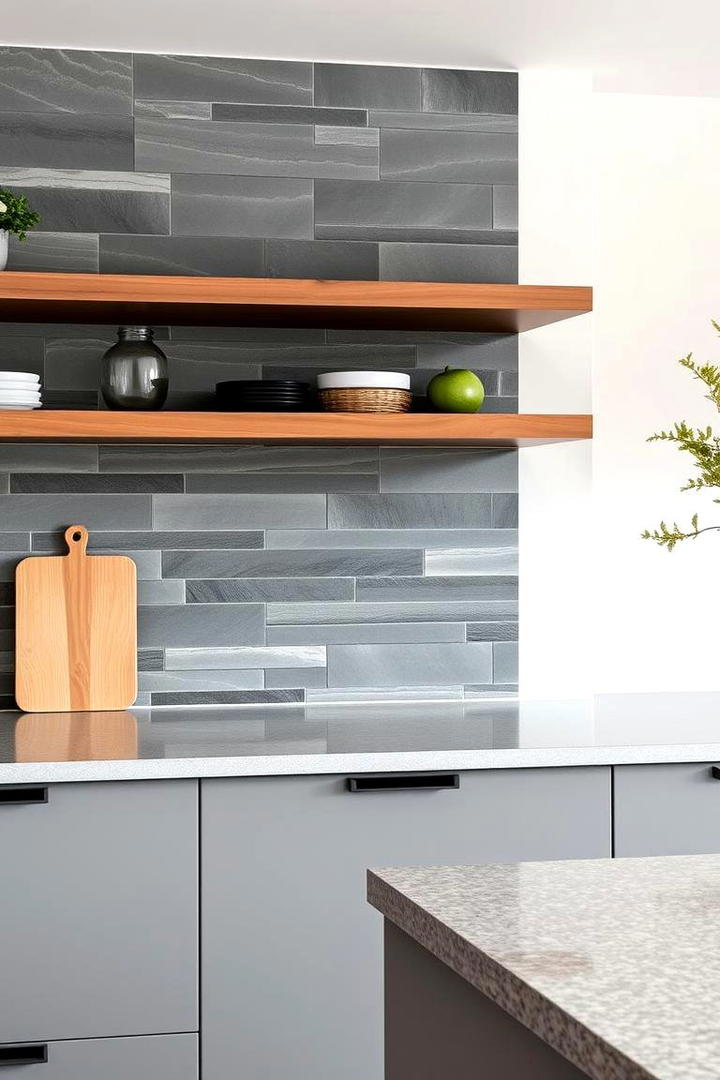 Nature Inspired Stone - 30 Kitchen Splashback Ideas