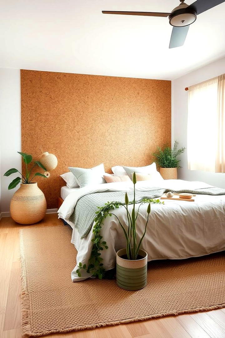 Natures Textures - 30 Bedroom Accent Wall Ideas