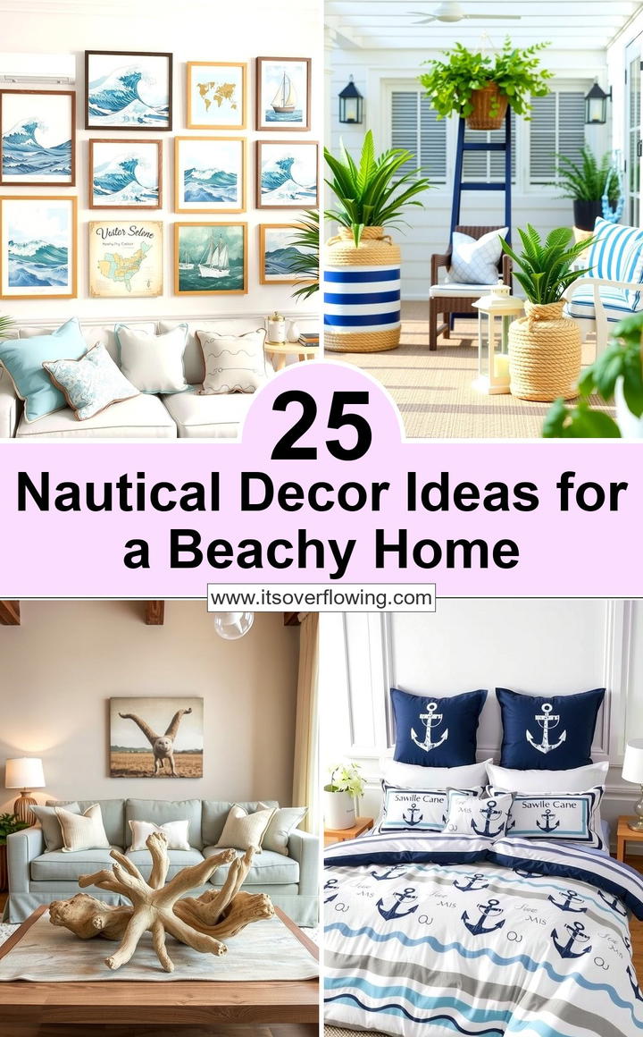 25 Nautical Decor Ideas for a Beachy Home