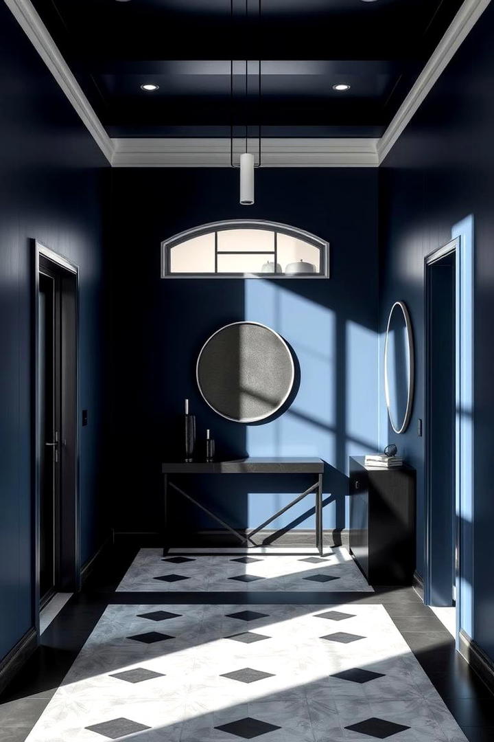 Navy Blue and Bold Black Contrast - 21 Designer-approved Colors That Go With Navy Blue