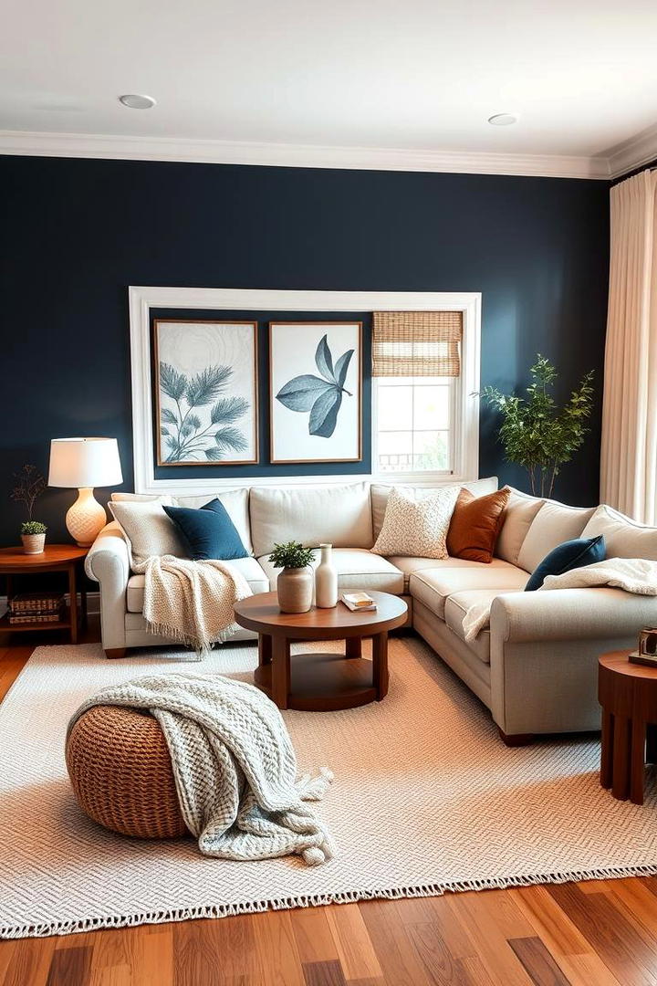 Navy Blue and Creamy Accents - 21 Designer-approved Colors That Go With Navy Blue