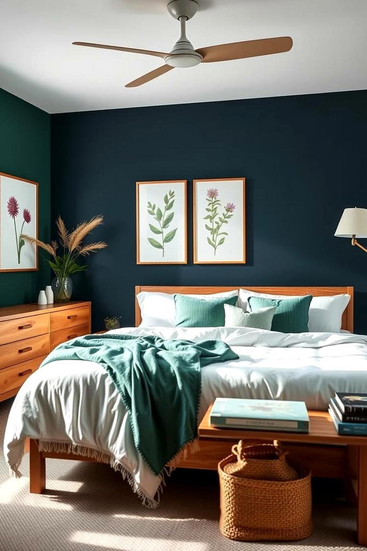 Navy Blue and Emerald Green Harmony - 21 Designer-approved Colors That Go With Navy Blue