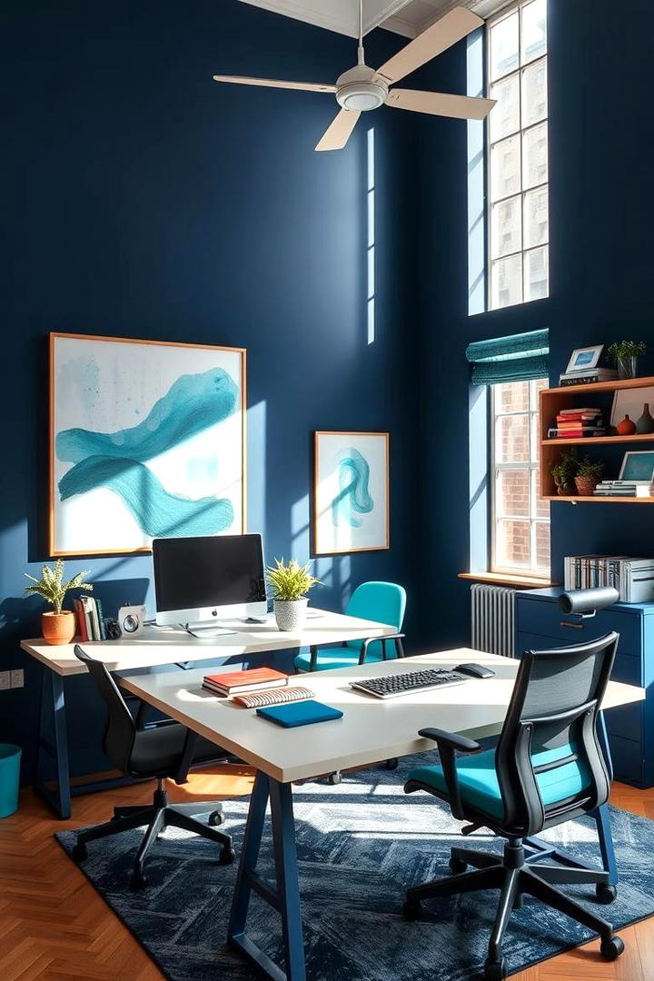 Navy Blue and Teal Balance - 21 Designer-approved Colors That Go With Navy Blue