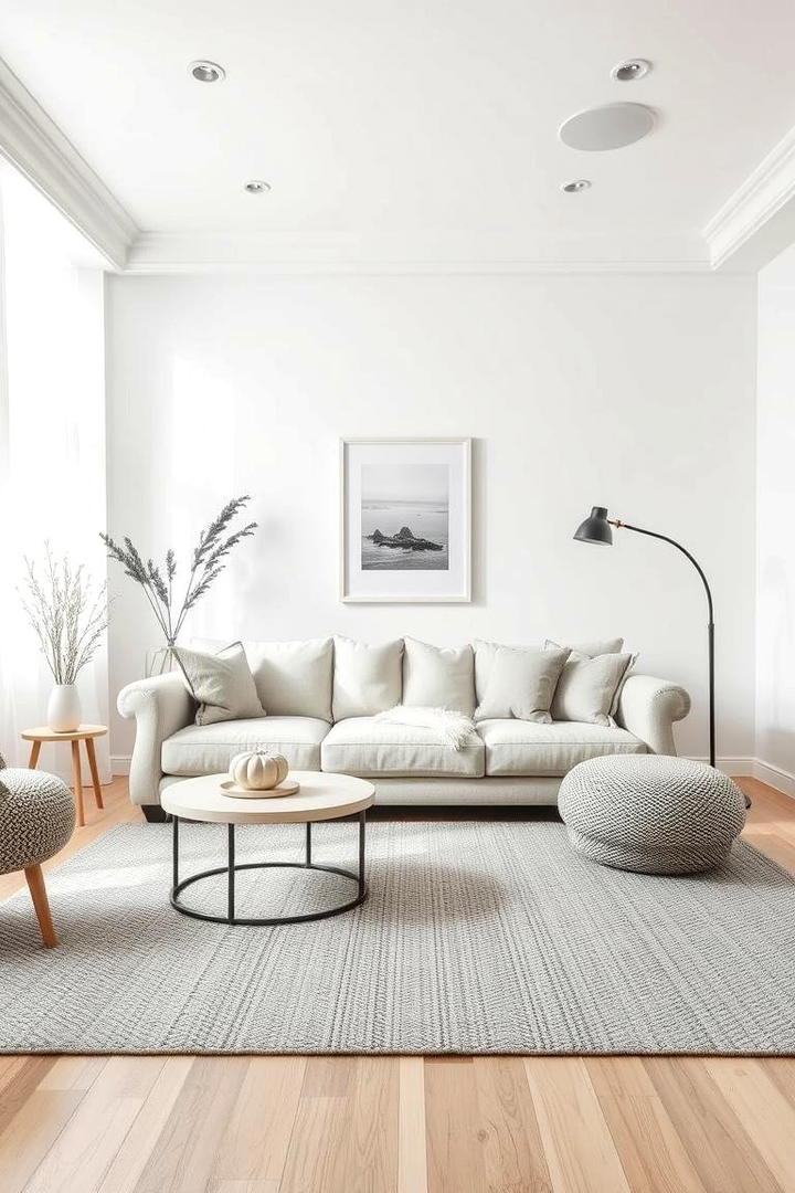 Neutral Color Palette to Soothe the Senses - 21 Minimalist Living Room Ideas