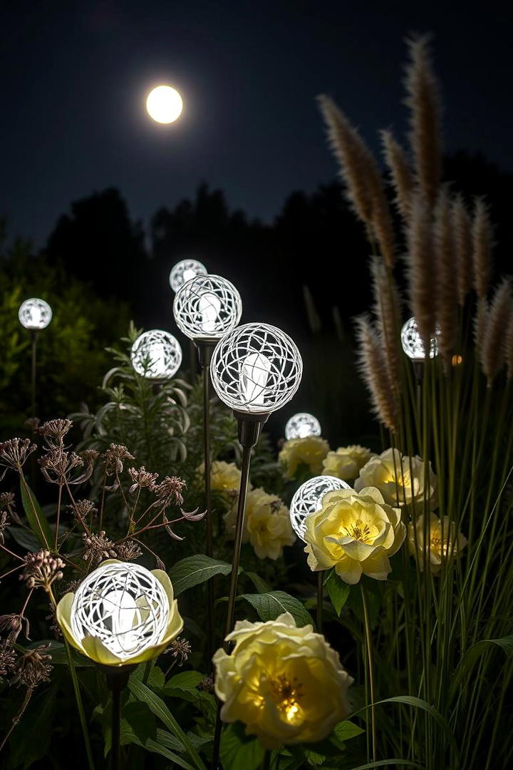 Nighttime Glow Garden - 30 Sensory Garden Ideas