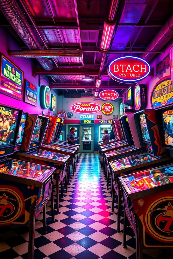 Nostalgic Vintage Arcade Room - 21 bonus room ideas