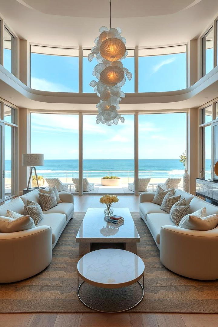 Oceanfront Oasis Living - 21 Coastal Living Room Ideas