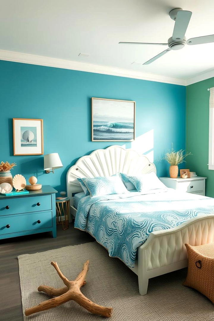 Oceanic Escape - 30 Mermaid Bedroom Ideas