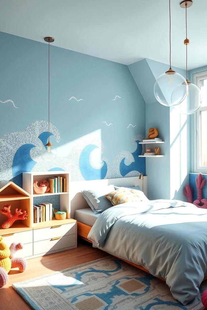 Oceanic Fantasy - 30 Mermaid Bedroom Ideas