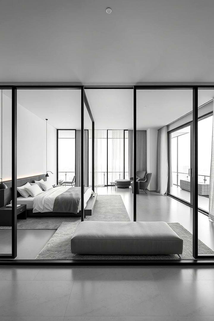 Open Concept Space - 21 Modern Bedroom Ideas