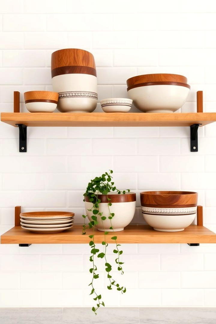 Open Shelving for Displaying Essentials - 30 Minimalist Decorating Ideas