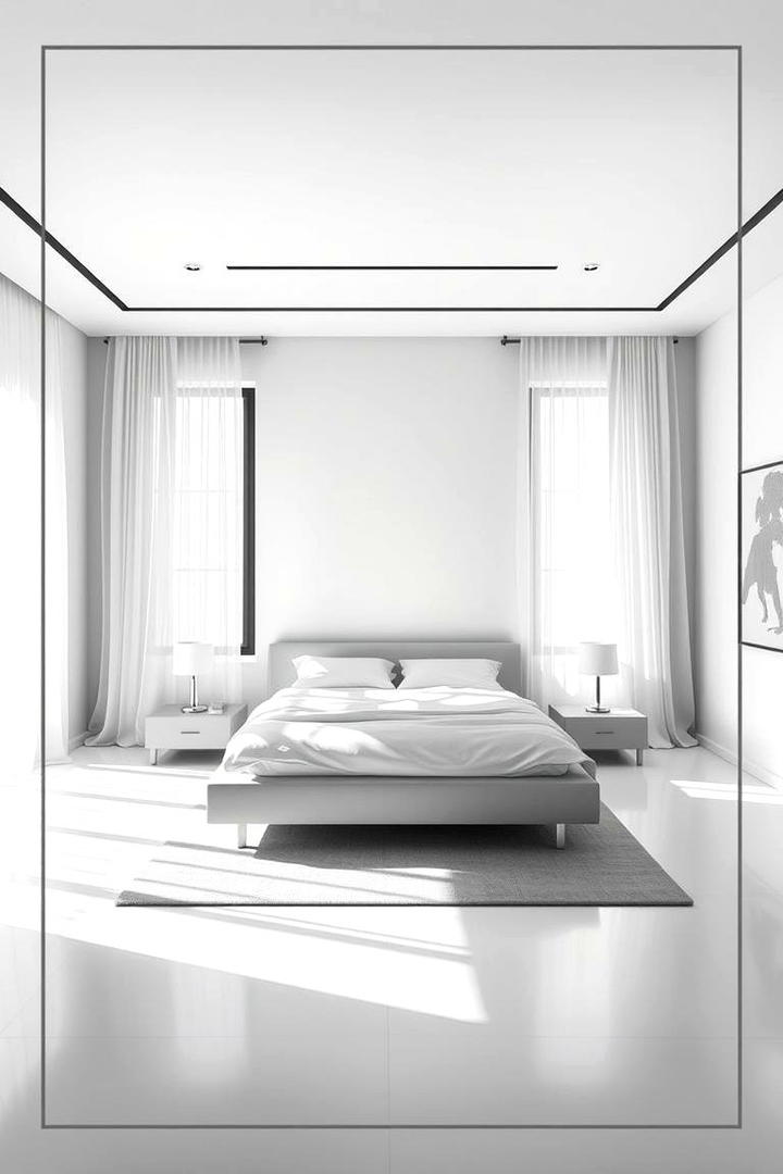 Open Space Optimization - 21 Minimalist Bedroom Ideas