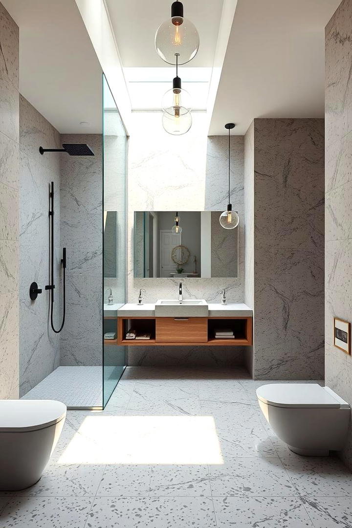 Open concept Shower Spaces - 21 Small Shower Ideas