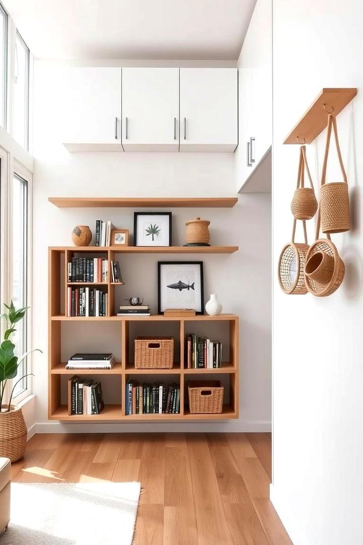 Optimize Vertical Storage - 21 small apartment decorating ideas