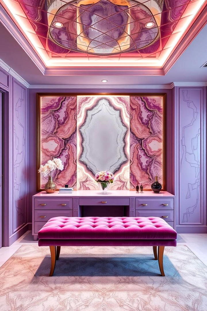 Opulent Orchid Oasis - 30 Purple Bedroom Ideas