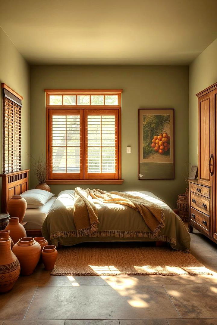 Organic Earthy Palettes - 30 Rustic Bedroom Ideas